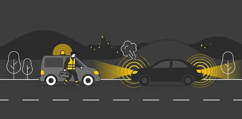 Autósegély éjszaka - lerobbant autó segítség