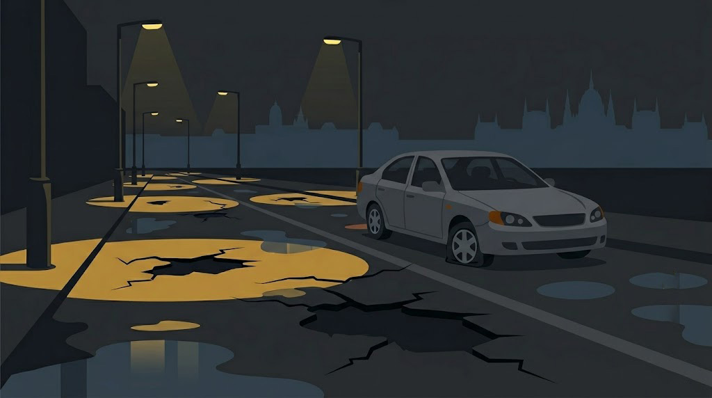 Kátyús budapesti út illusztráció